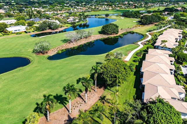 10739 Quail Covey Rd Azalea, Unit Azalea, Boynton Beach, FL 33436 - aerial perspective of suburban area with a nearby body of water and a local golf course