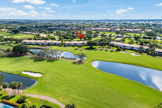 10739 Quail Covey Rd Azalea, Unit Azalea, Boynton Beach, FL 33436 - aerial view of residential area featuring a nearby body of water and a golf course