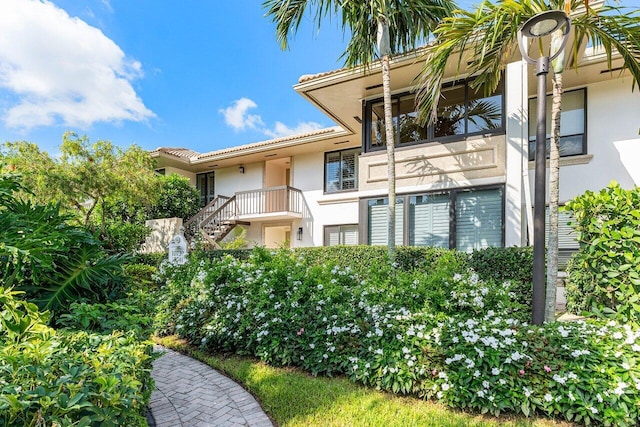 10739 Quail Covey Rd Azalea, Unit Azalea, Boynton Beach, FL 33436 - view of front of property with stucco siding