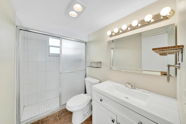 719 Lori Dr Unit 102, Palm Springs, FL 33461 - full bath featuring a stall shower, toilet, and vanity