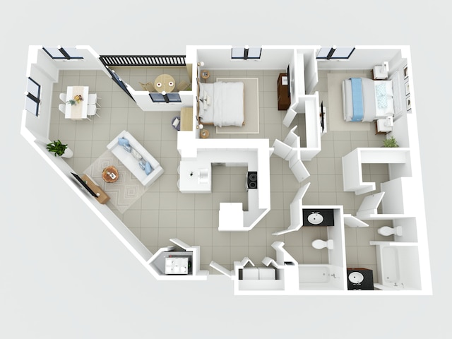 100 N Federal Hwy Unit 1004, Fort Lauderdale, FL 33301 - home floor plan