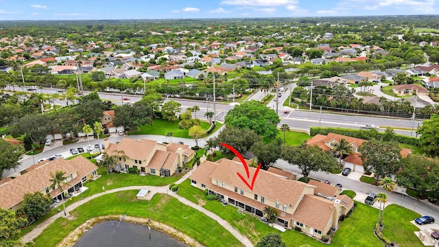 2703 Maplewood Dr, Greenacres, FL 33415 - aerial view of property and surrounding area featuring nearby suburban area