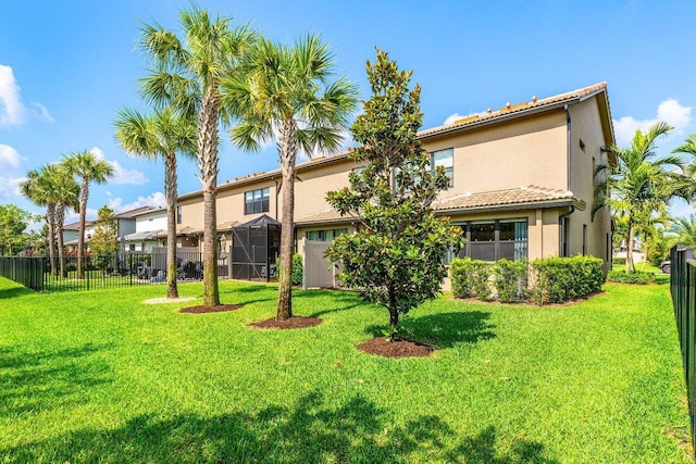 4858 Blistering Way, Lake Worth, FL 33467 - back of house with a tile roof and stucco siding