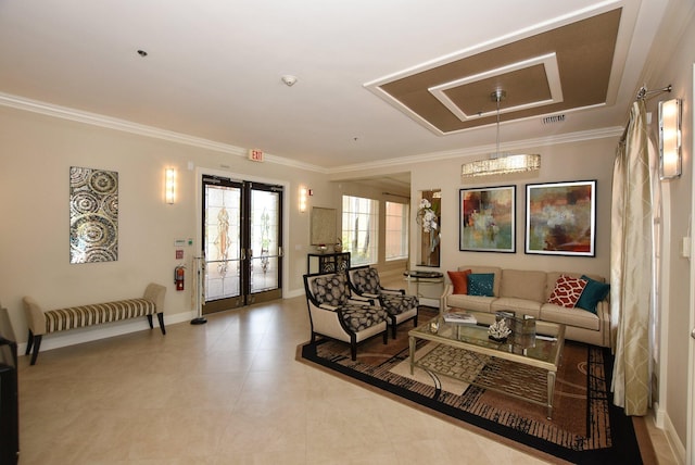 6563 Kings Creek Ter, Boynton Beach, FL 33437 - lobby with crown molding