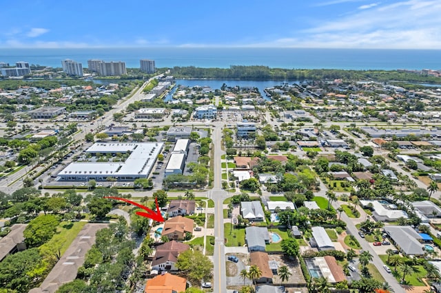 453 NE 38th St, Boca Raton, FL 33431 - drone / aerial view of a large body of water