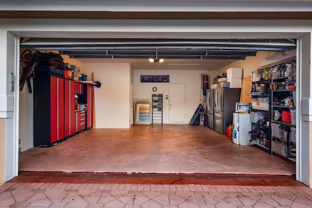 1345 SW 21st Ave, Boca Raton, FL 33486 - garage with freestanding refrigerator
