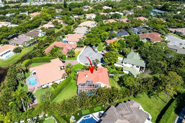 1345 SW 21st Ave, Boca Raton, FL 33486 - aerial view of property's location featuring nearby suburban area