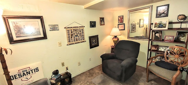 1514 SE Manth Ln, Port Saint Lucie, FL 34983 - sitting room featuring unfinished concrete flooring