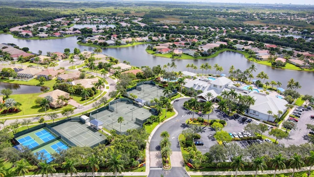 9308 Swansea Ln, West Palm Beach, FL 33411 - aerial view of residential area with a nearby body of water