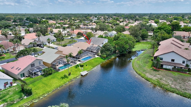 12697 Coral Breeze Dr, Wellington, FL 33414 - aerial view of residential area featuring a nearby body of water