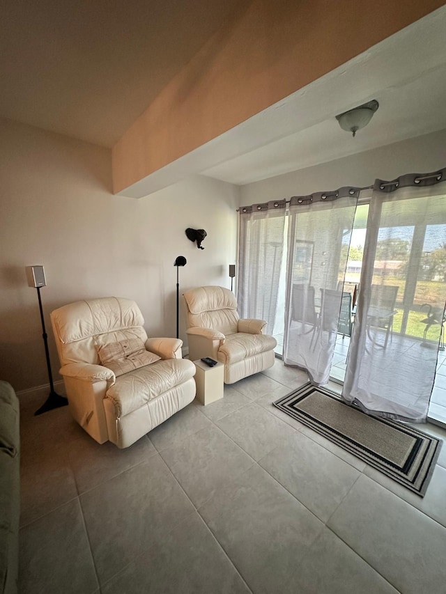1120 Mahogany Way Unit 204, Delray Beach, FL 33445 - living room featuring tile patterned flooring