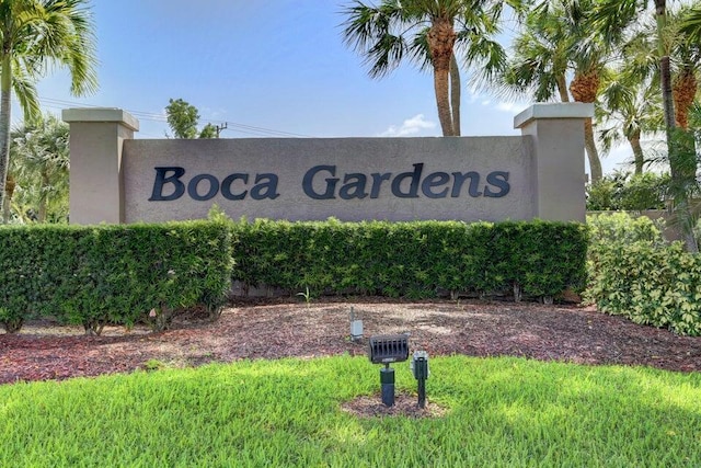 9329 Boca Gardens Cir S Unit D, Boca Raton, FL 33496 - view of community / neighborhood sign