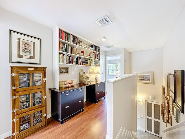 3622 Citrus Trce Unit 2, Davie, FL 33328 - hall featuring an upstairs landing, light wood-style flooring, and baseboards