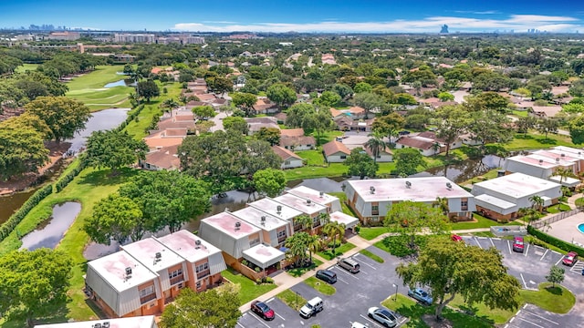 3622 Citrus Trce Unit 2, Davie, FL 33328 - aerial perspective of suburban area featuring a large body of water and a local golf course
