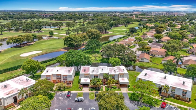 3622 Citrus Trce Unit 2, Davie, FL 33328 - aerial perspective of suburban area with a golf club and a nearby body of water