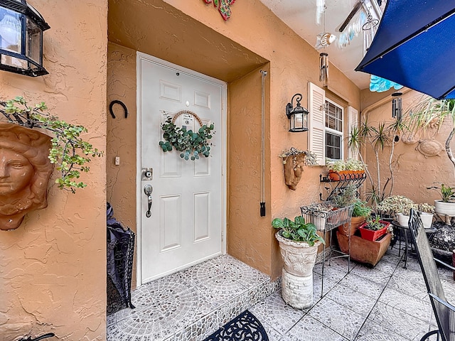 3622 Citrus Trce Unit 2, Davie, FL 33328 - doorway to property featuring stucco siding