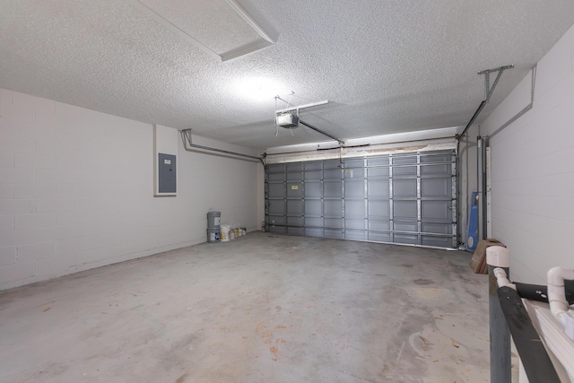 545 SW Buswell Ave, Port Saint Lucie, FL 34983 - garage with a garage door opener, electric panel, and concrete block wall