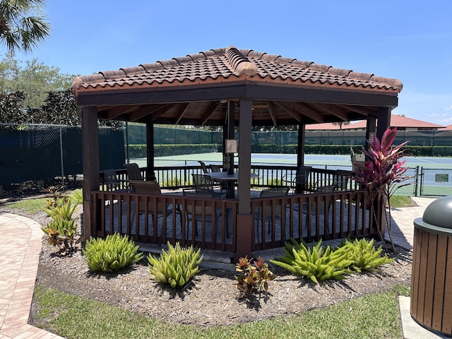 301 SW S River Dr Unit 206, Stuart, FL 34997 - deck featuring a gazebo