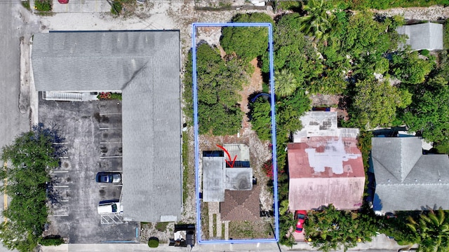 1112 S K St, Lake Worth Beach, FL 33460 - aerial view of property's location with property parcel outlined