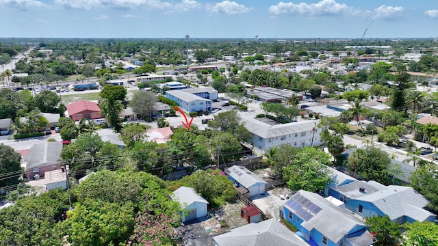 1112 S K St, Lake Worth Beach, FL 33460 - aerial perspective of suburban area