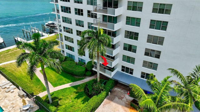 875 E Camino Real Unit 2G, Boca Raton, FL 33432 - view of apartment building / complex featuring a water view