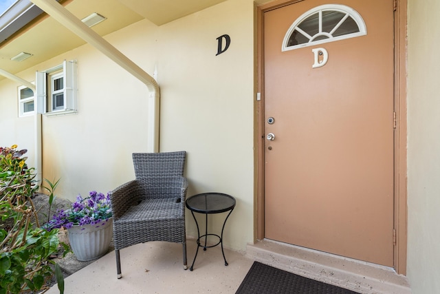 2822 Crosley Dr W Unit D, West Palm Beach, FL 33415 - property entrance with stucco siding