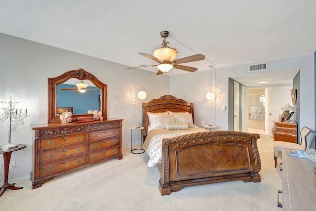 4100 Galt Ocean Dr Unit 311, Fort Lauderdale, FL 33308 - carpeted bedroom featuring connected bathroom, ceiling fan, and baseboards