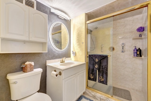 4100 Galt Ocean Dr Unit 311, Fort Lauderdale, FL 33308 - full bath featuring vanity, tiled shower, and toilet