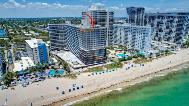 4100 Galt Ocean Dr Unit 311, Fort Lauderdale, FL 33308 - view of urban area featuring expansive coastline and a pool