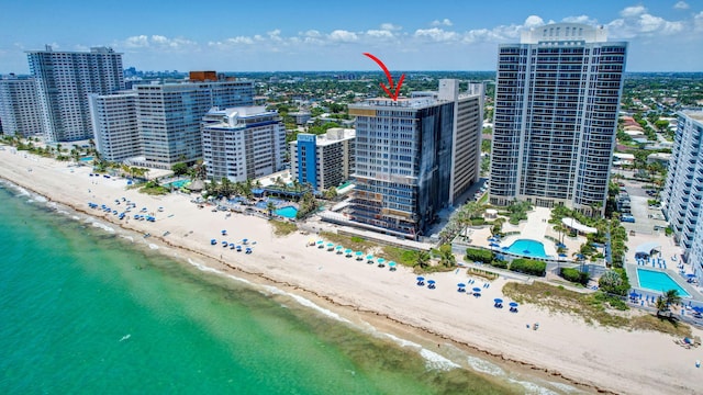 4100 Galt Ocean Dr Unit 311, Fort Lauderdale, FL 33308 - view of urban area featuring a pool and extended coastline