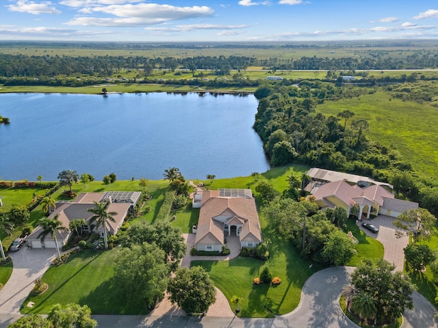 1936 SW Wood Duck Ln, Palm City, FL 34990 - aerial view of property and surrounding area with a nearby body of water