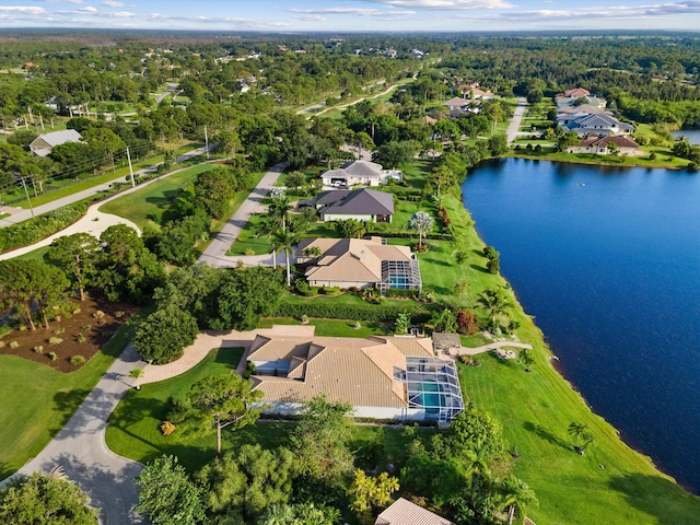 1936 SW Wood Duck Ln, Palm City, FL 34990 - aerial perspective of suburban area featuring a nearby body of water