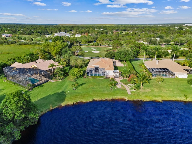 1936 SW Wood Duck Ln, Palm City, FL 34990 - bird's eye view of a nearby body of water and a golf club