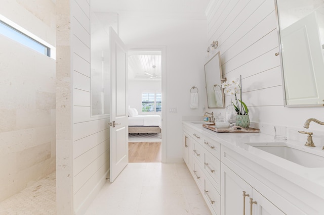 640 SE Boboli Way, Port Saint Lucie, FL 34984 - ensuite bathroom with double vanity and walk in shower