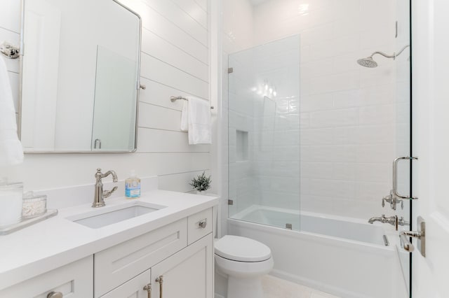 640 SE Boboli Way, Port Saint Lucie, FL 34984 - full bathroom featuring vanity, toilet, and shower / tub combination