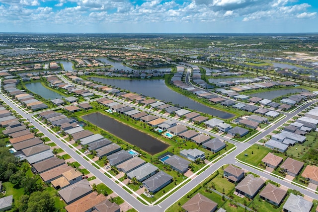 640 SE Boboli Way, Port Saint Lucie, FL 34984 - aerial view of property's location featuring nearby suburban area and a large body of water