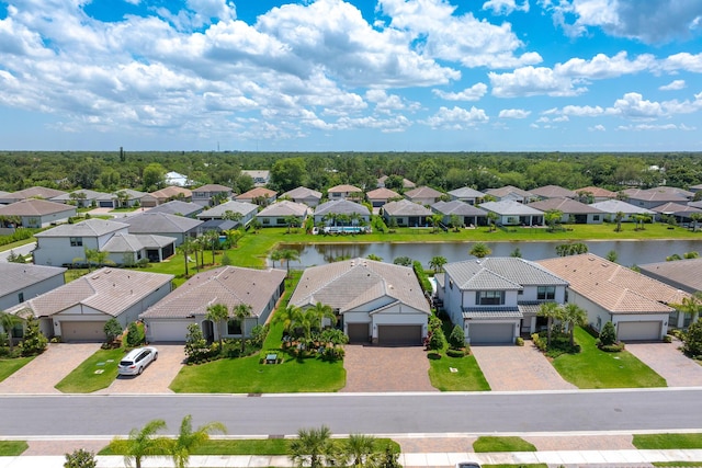 640 SE Boboli Way, Port Saint Lucie, FL 34984 - aerial view of residential area with a large body of water