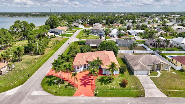 1897 SW Citation Ave, Port Saint Lucie, FL 34953 - aerial perspective of suburban area featuring a large body of water