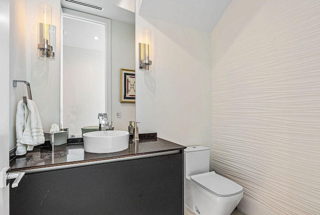775 Park Dr W, Boca Raton, FL 33432 - bathroom with vanity and toilet