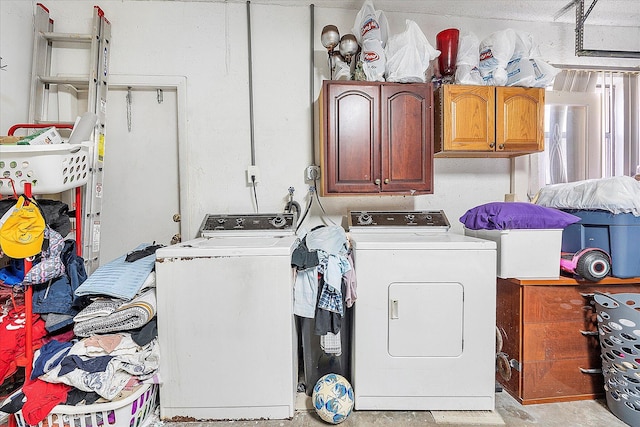 2326 NW 96th Way, Coral Springs, FL 33065 - washroom featuring independent washer and dryer and cabinet space
