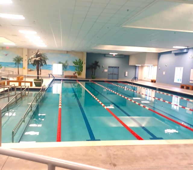 54 Piedmont Unit B, Delray Beach, FL 33484 - view of indoor pool