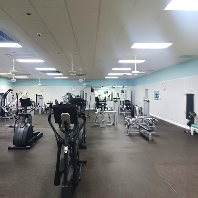 54 Piedmont Unit B, Delray Beach, FL 33484 - view of gym