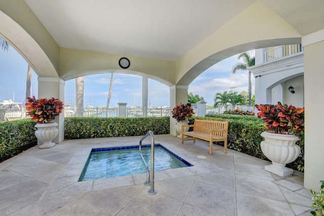 804 E Windward Way Unit 404, Lantana, FL 33462 - view of pool featuring a patio area