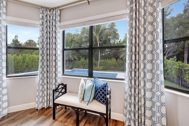 8271 Canopy Ter, Parkland, FL 33076 - sitting room with wood finished floors and baseboards