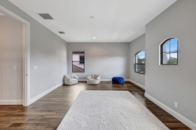 8271 Canopy Ter, Parkland, FL 33076 - unfurnished room with dark wood-style floors, baseboards, and recessed lighting
