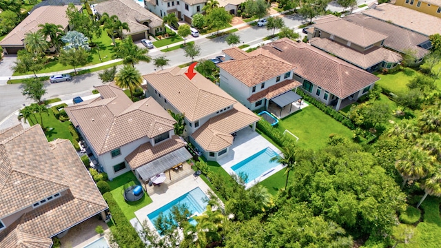 8271 Canopy Ter, Parkland, FL 33076 - aerial view of residential area with a pool