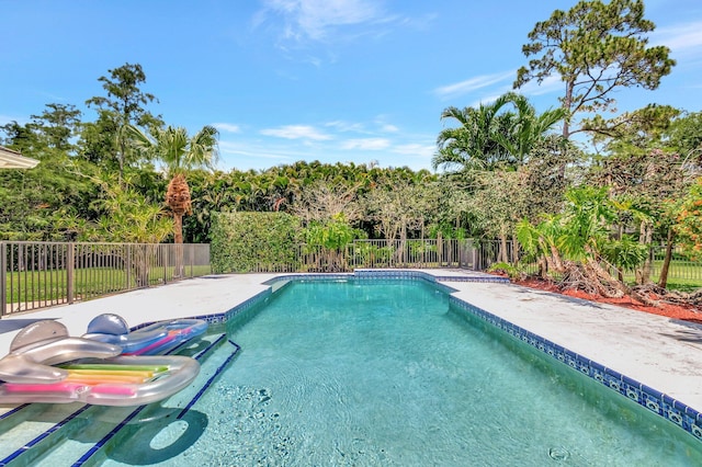15385 Cedar Bluff Pl, Wellington, FL 33414 - view of swimming pool featuring a fenced backyard