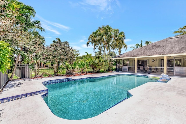 15385 Cedar Bluff Pl, Wellington, FL 33414 - view of pool with a patio