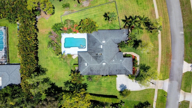 15385 Cedar Bluff Pl, Wellington, FL 33414 - aerial view of property and surrounding area with a pool