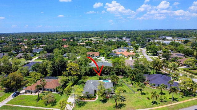 15385 Cedar Bluff Pl, Wellington, FL 33414 - aerial overview of property's location with nearby suburban area